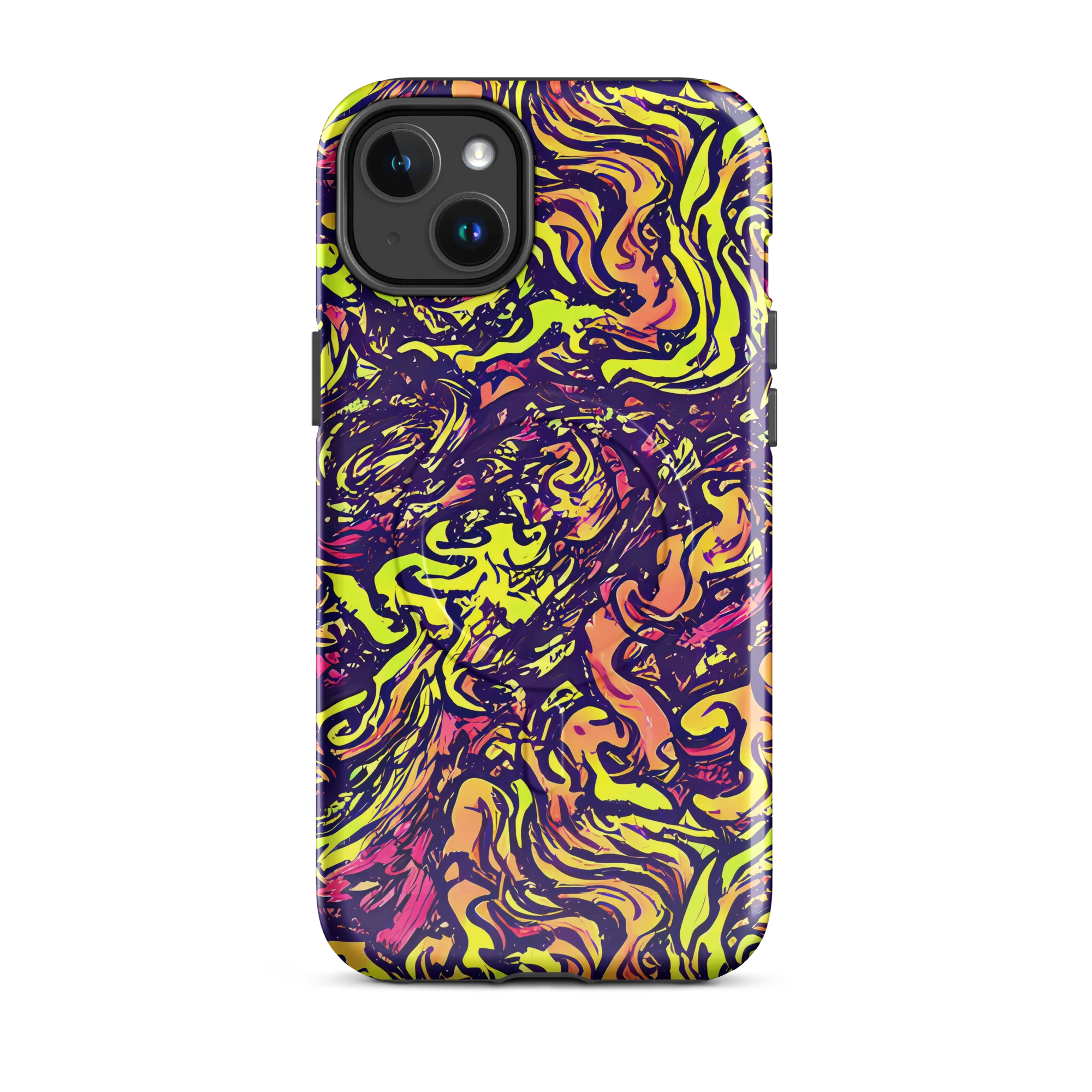 Kaleidoscope Riot on MagSafe Tough Case for iPhone® — Front