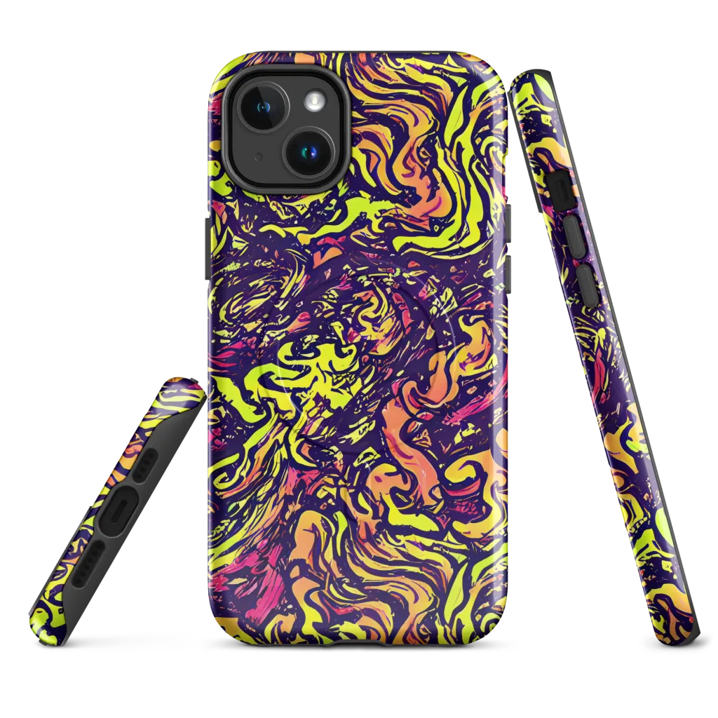 Kaleidoscope Riot on MagSafe Tough Case for iPhone® — Front