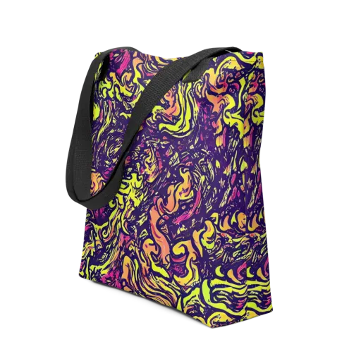 Kaleidoscope Riot on a Tote Bag