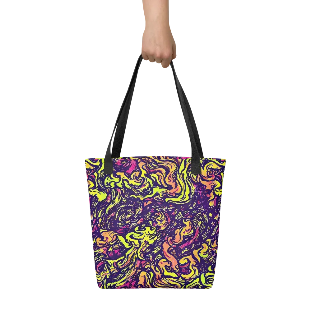 Kaleidoscope Riot on Tote Bag — Front
