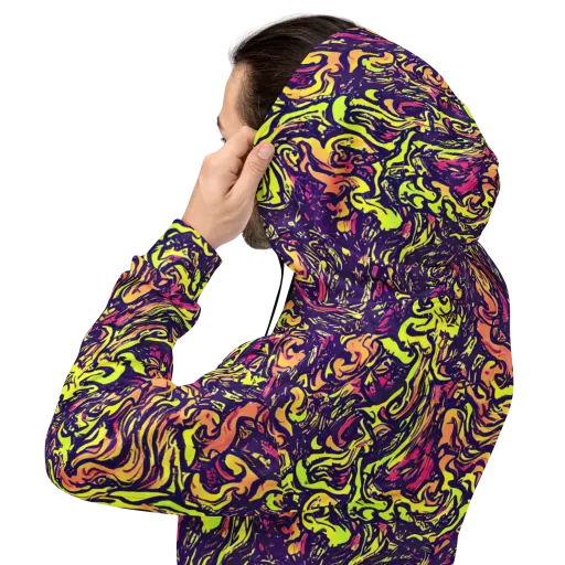 Kaleidoscope Riot on a Hoodie