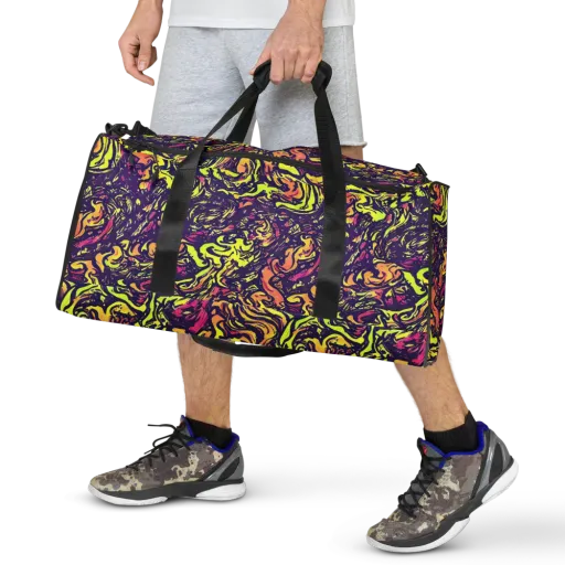Kaleidoscope Riot on a Duffle Bag