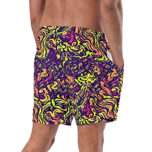 Kaleidoscope Riot on a Swim Trunks