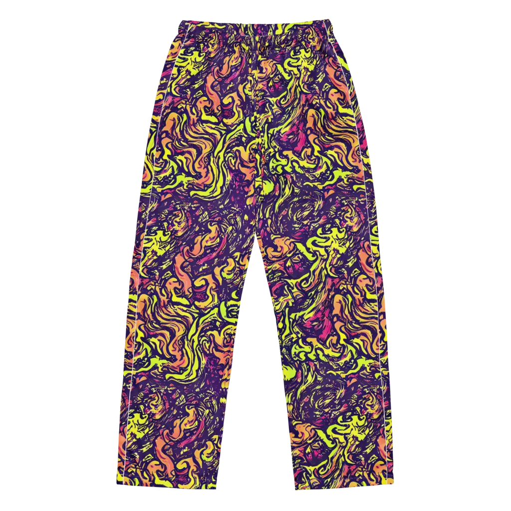 Kaleidoscope Riot on Women's Pajama Pants — Front