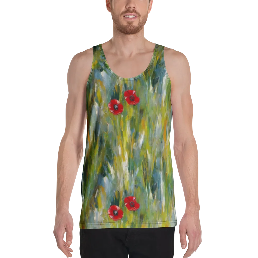 Poppy Impression on Men's Tank Top — Front
