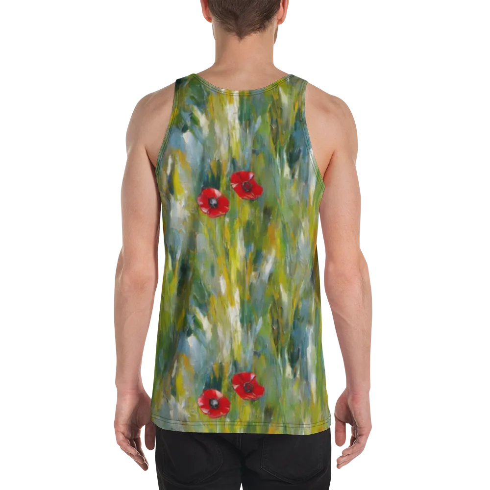 Poppy Impression on Men's Tank Top — Back