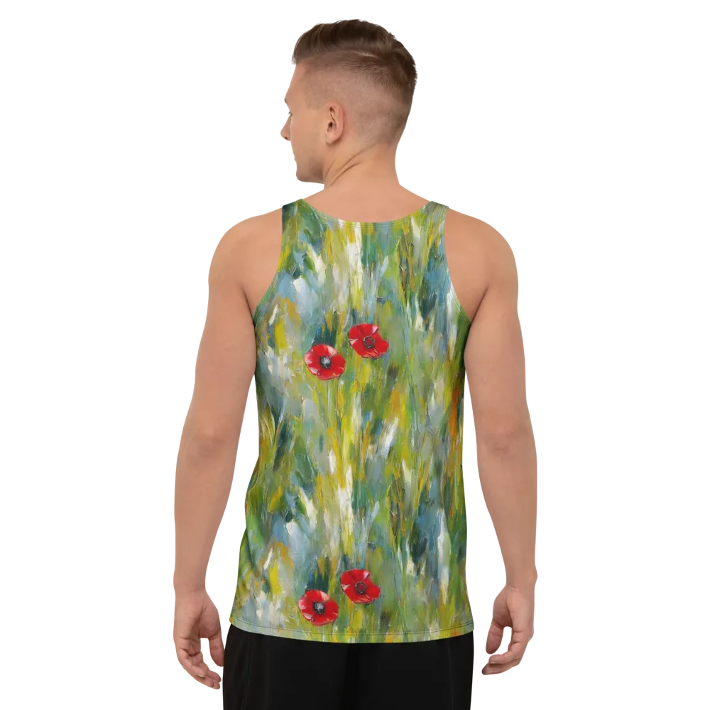 Poppy Impression on Men's Tank Top — Back
