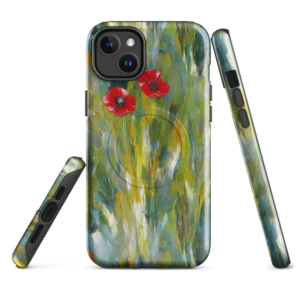 Poppy Impression on MagSafe Tough Case for iPhone® — Front