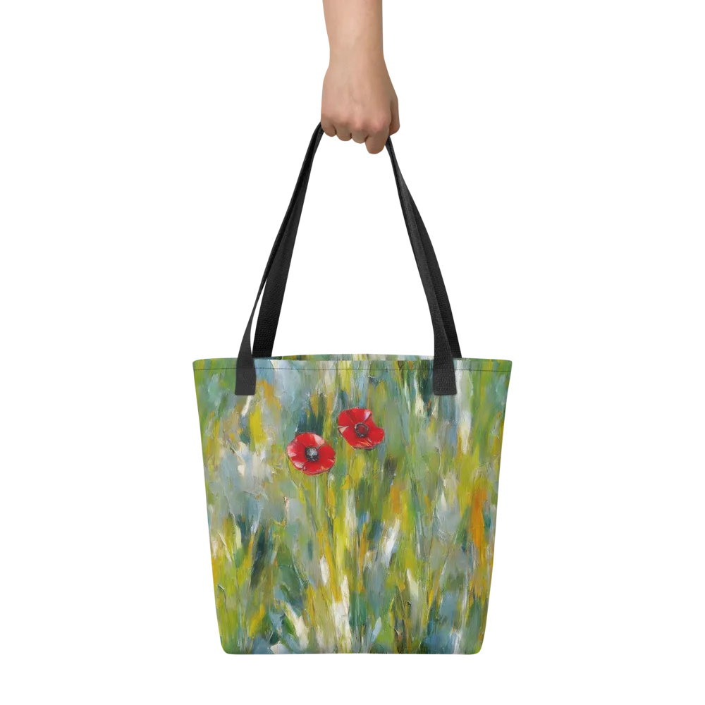 Poppy Impression on Tote Bag — Front