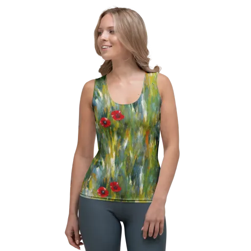 Poppy Impression Women's Tank Top on model