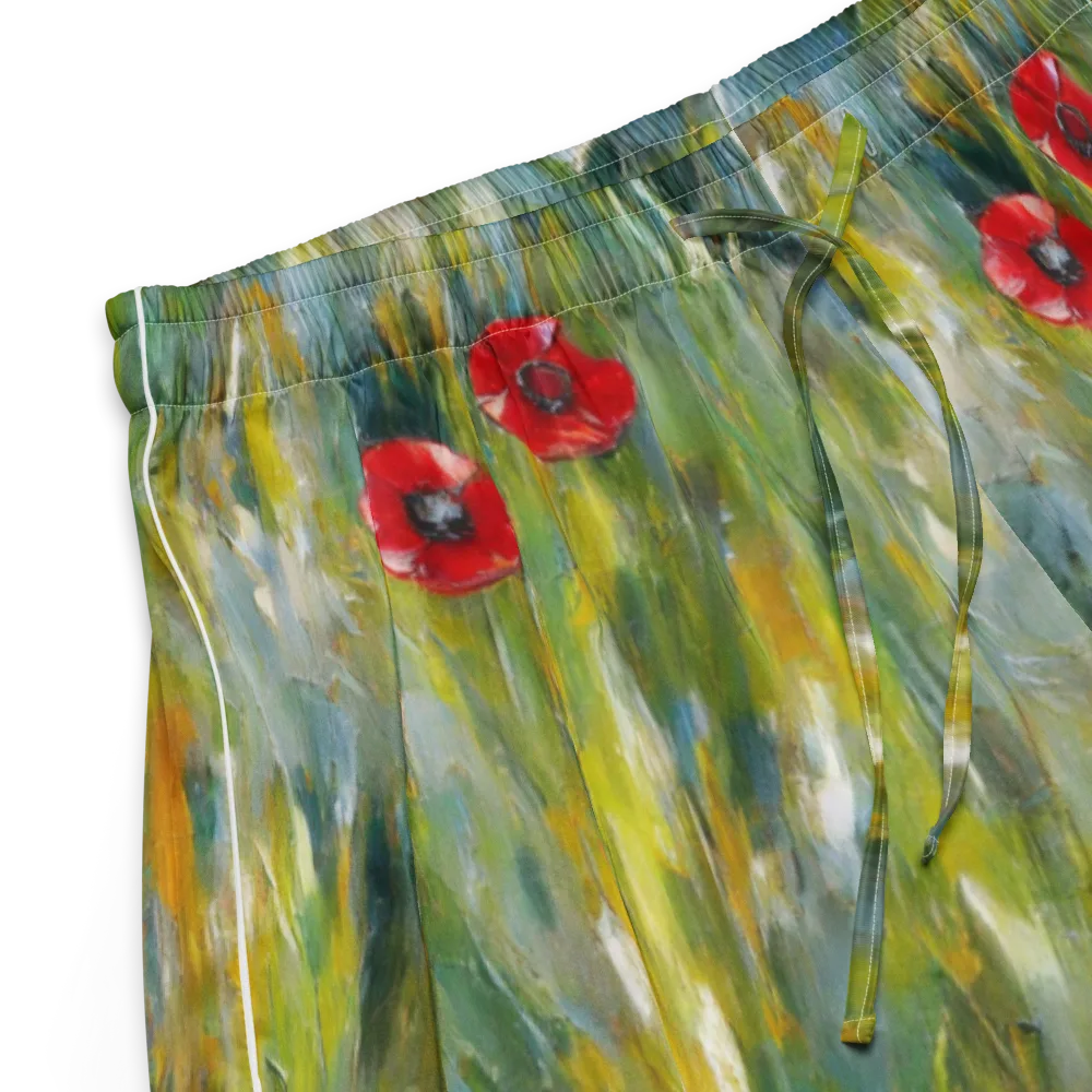Poppy Impression on Women's Pajama Shorts — Product details