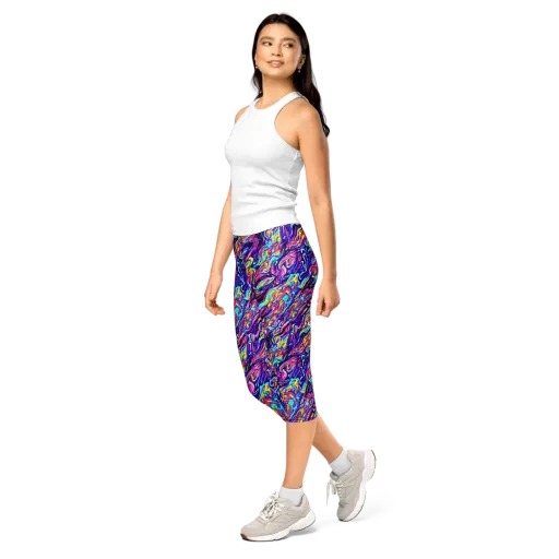 Luminous Melt on a Capri Leggings