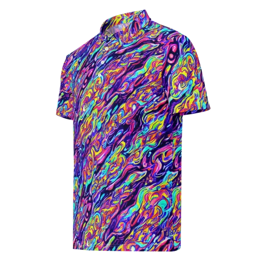 Luminous Melt on a Men's Slim Fit Polo Shirt