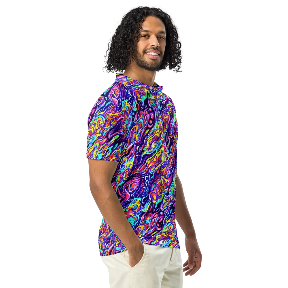 Luminous Melt on Men's Slim Fit Polo Shirt — Right Front