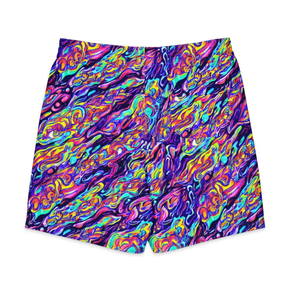 Luminous Melt on Men's Board Shorts — Back