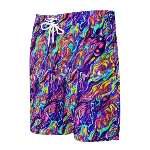 Luminous Melt on a Men's Board Shorts