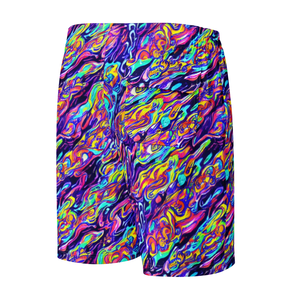 Luminous Melt on Men's Board Shorts — Back