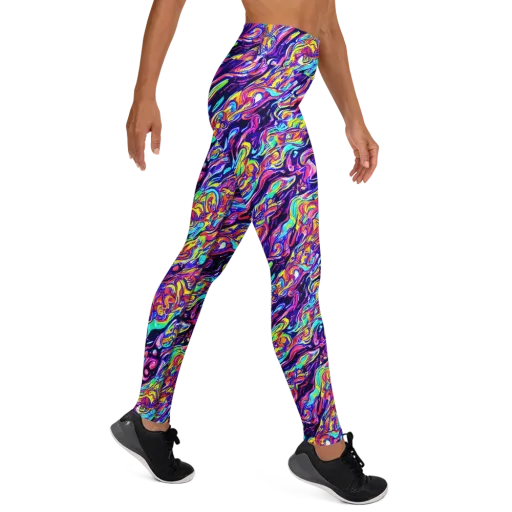 Luminous Melt on a Yoga Leggings