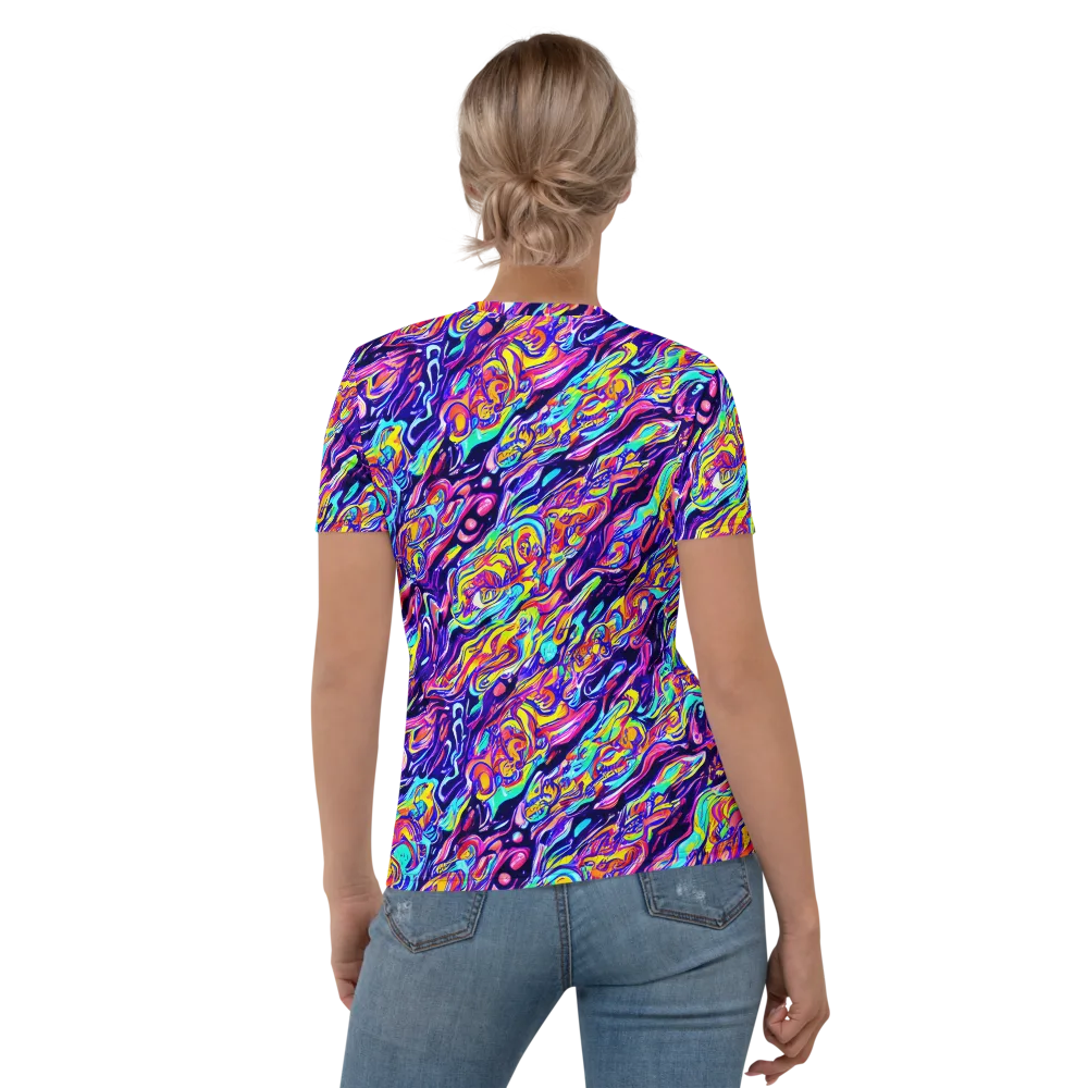 Luminous Melt on Women's Crew Neck T-Shirt — Back