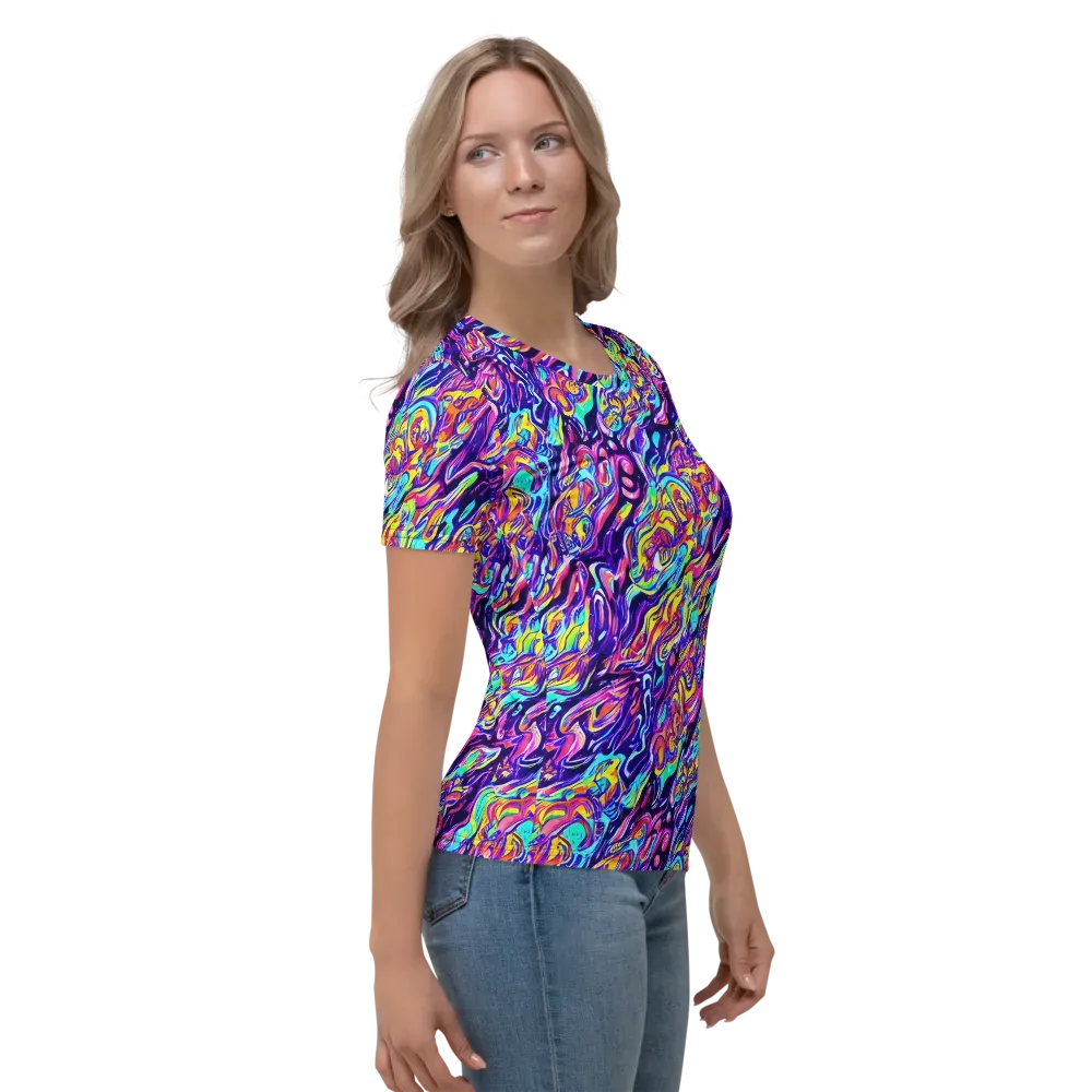 Luminous Melt on Women's Crew Neck T-Shirt — Right