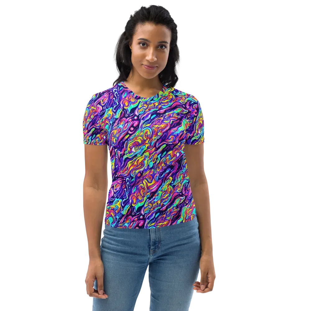 Luminous Melt on Women's Crew Neck T-Shirt — Front