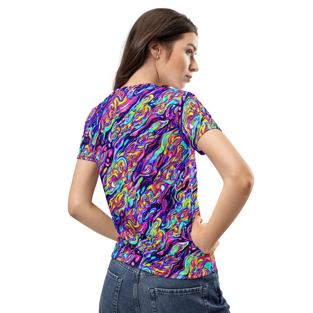 Luminous Melt on Women's Crew Neck T-Shirt — Back