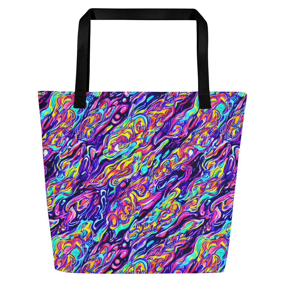 Luminous Melt on Large Tote Bag W/ Pocket — Front