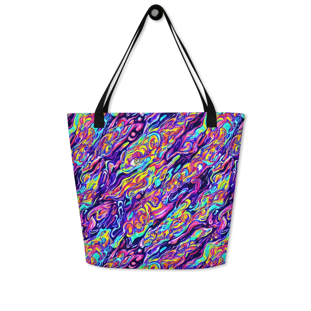 Luminous Melt on Large Tote Bag W/ Pocket — Front