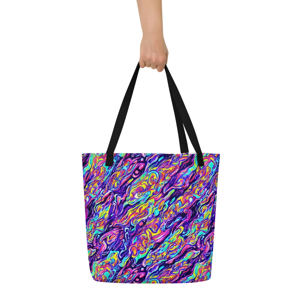 Luminous Melt on Large Tote Bag W/ Pocket — Front
