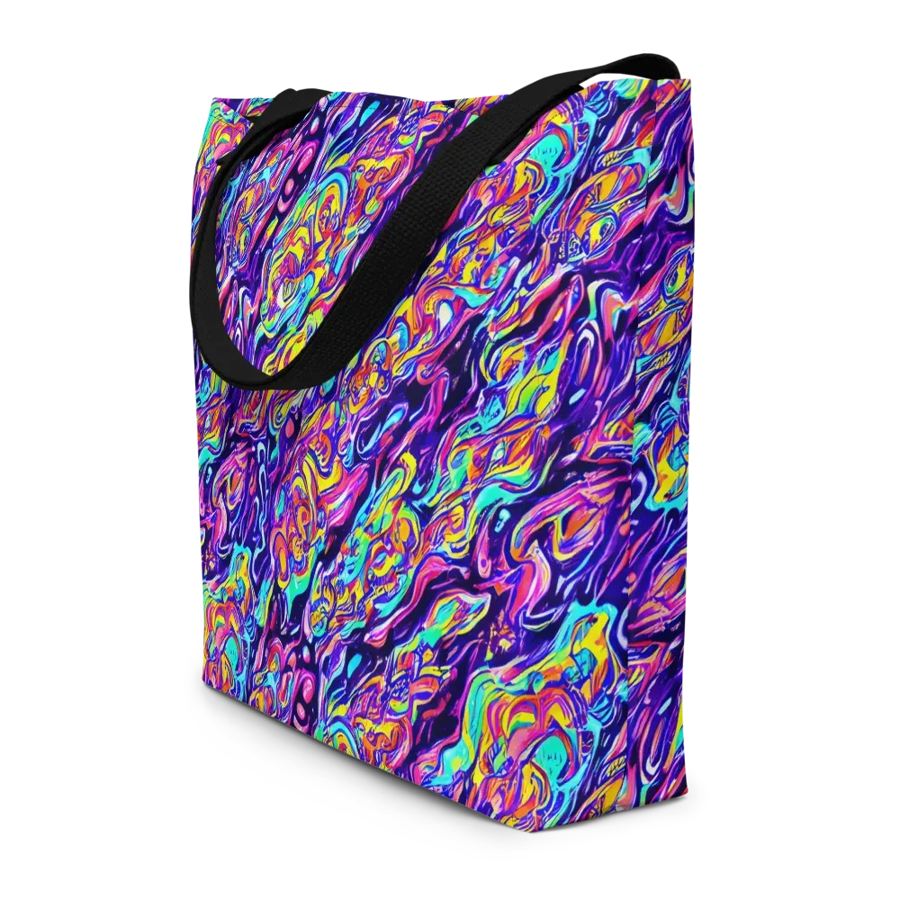Luminous Melt on Large Tote Bag W/ Pocket — Front