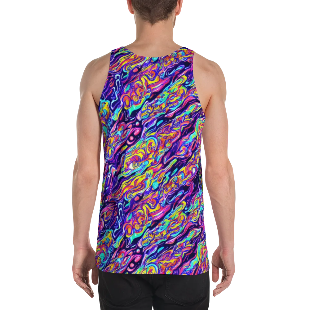 Luminous Melt on Men's Tank Top — Back
