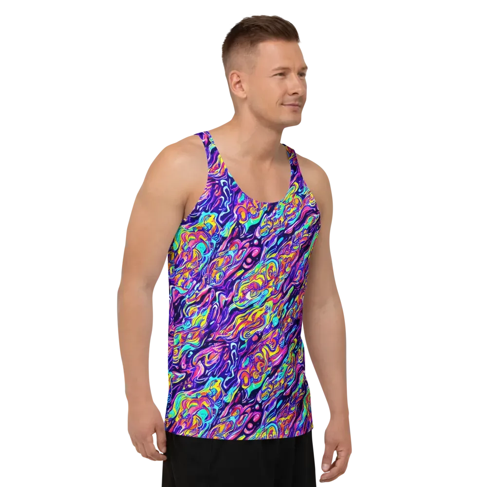 Luminous Melt on Men's Tank Top — Right Front