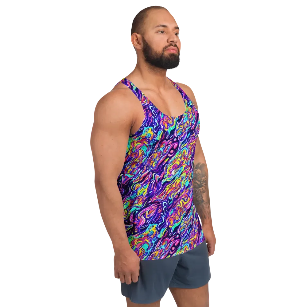 Luminous Melt on Men's Tank Top — Right Front