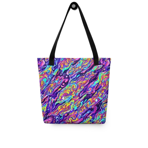 Luminous Melt on a Tote Bag