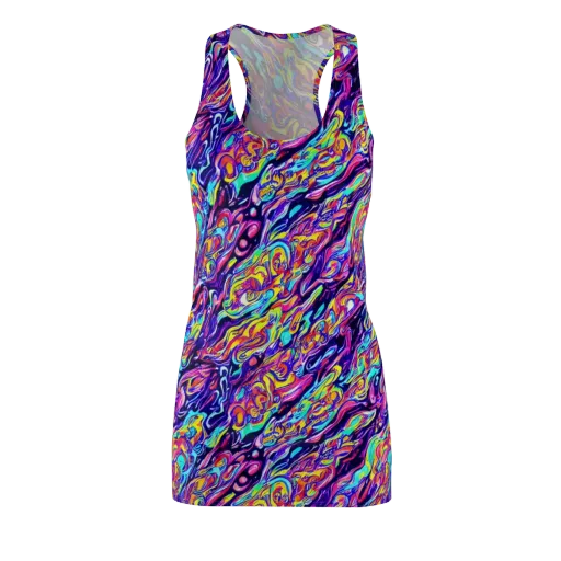 Luminous Melt on a Racerback Dress