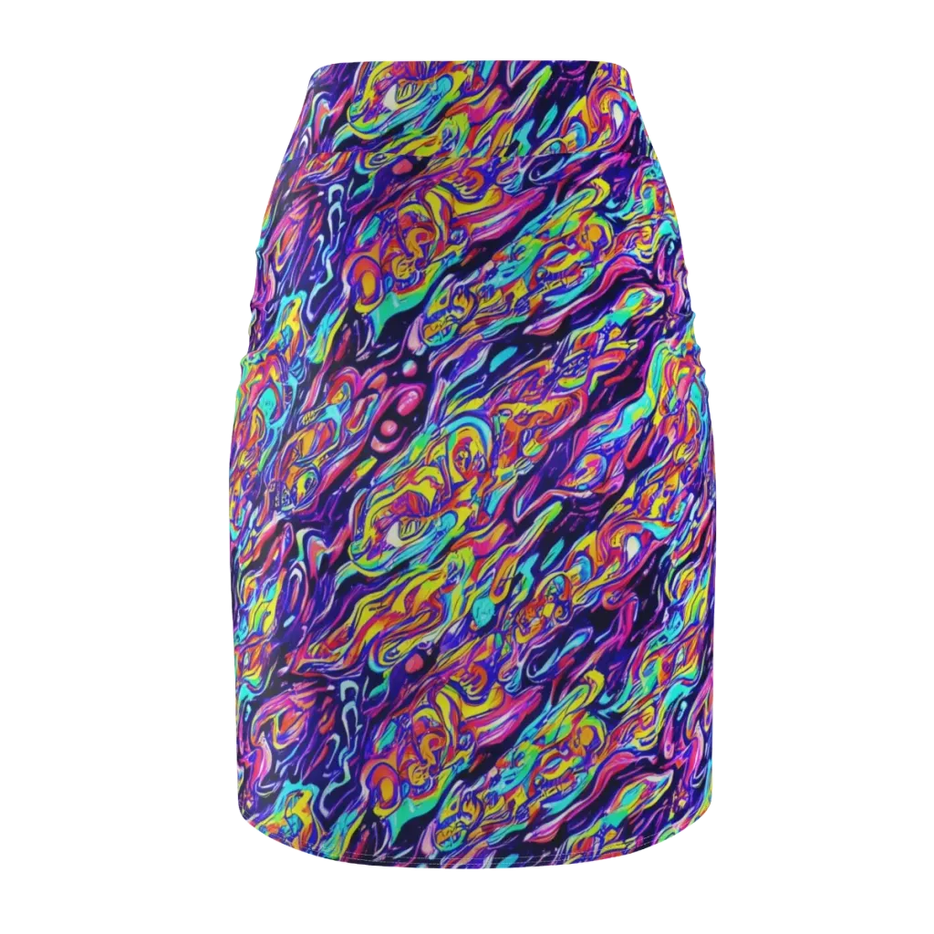 Luminous Melt on Pencil Skirt — Back