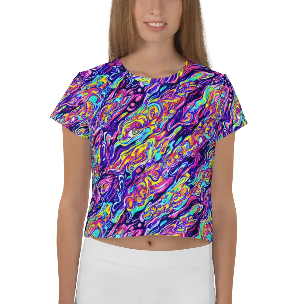 Luminous Melt on Crop Tee — Front