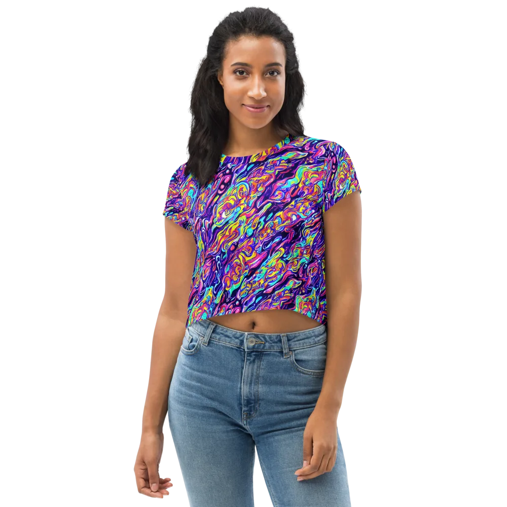 Luminous Melt on Crop Tee — Front