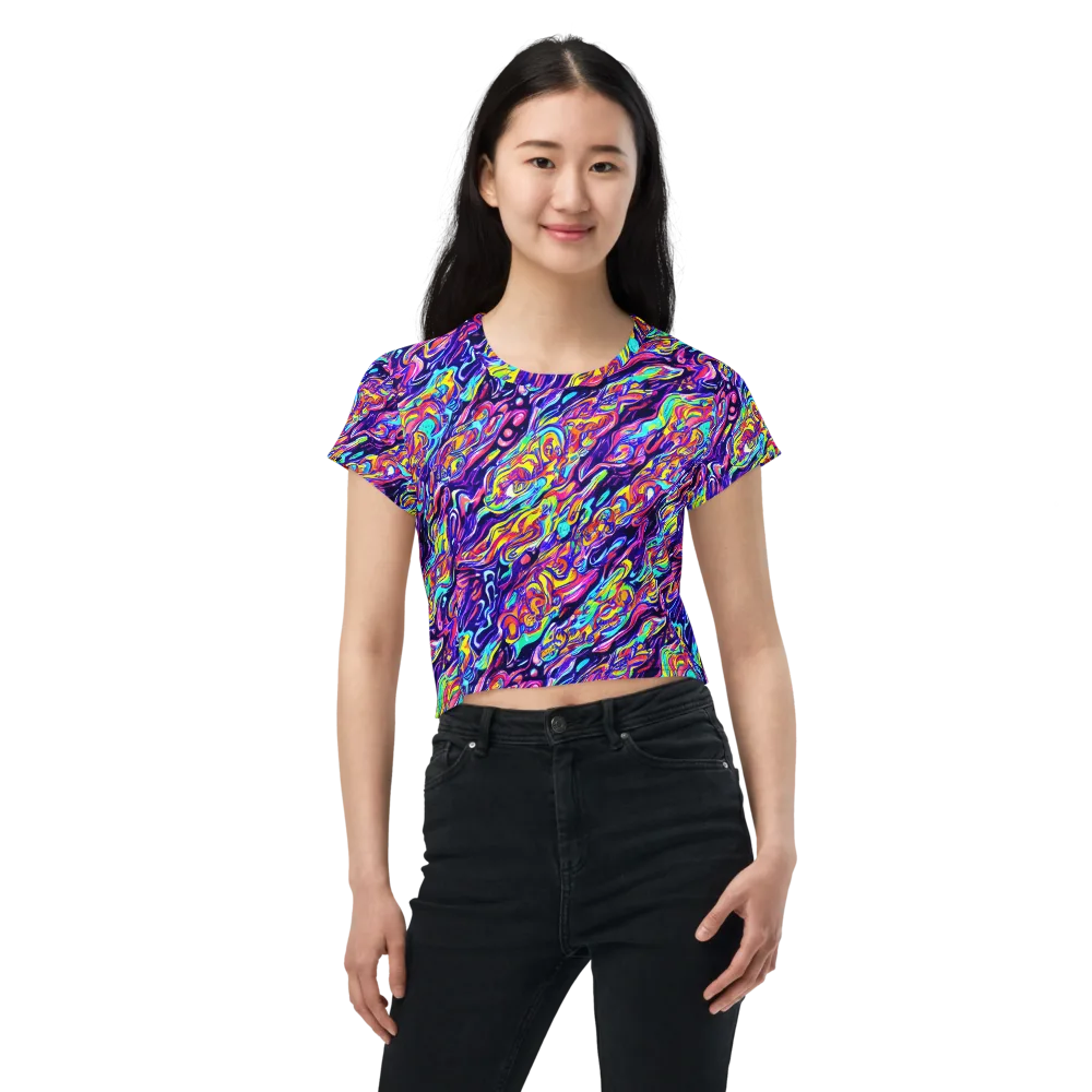 Luminous Melt on Crop Tee — Front