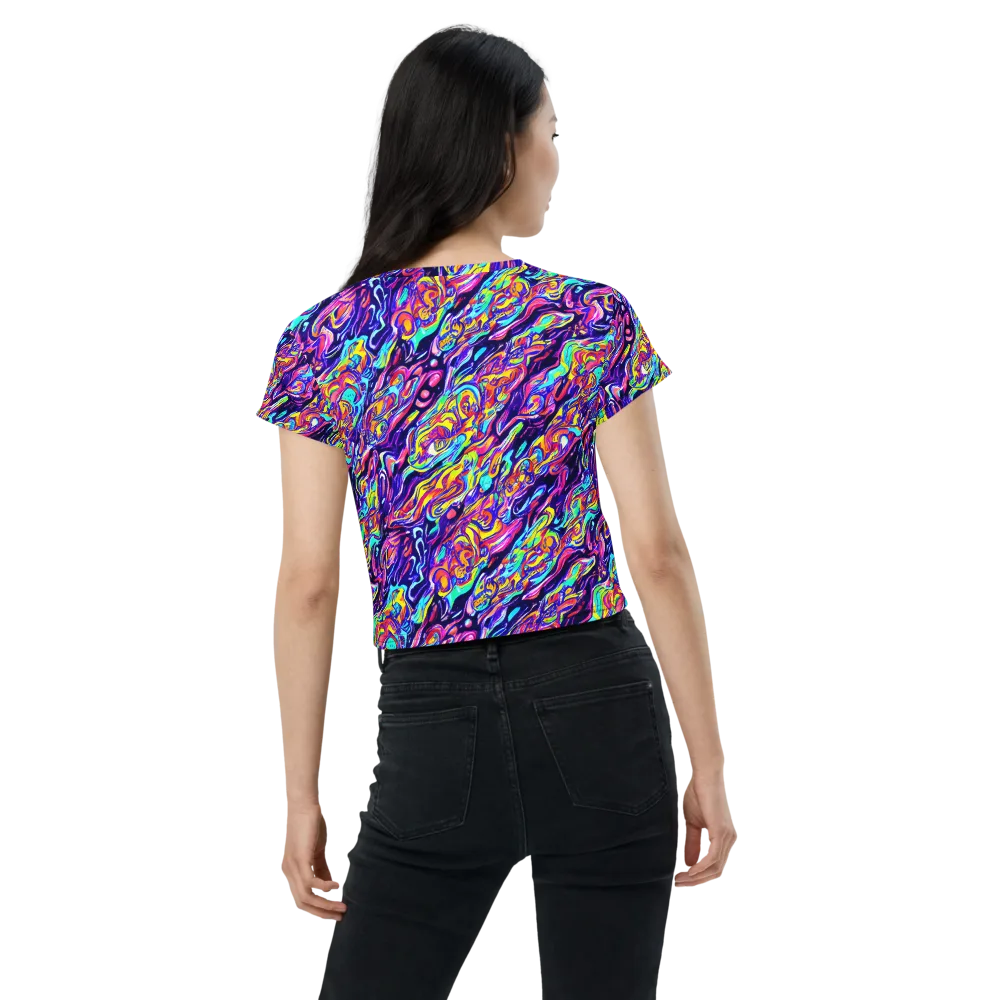 Luminous Melt on Crop Tee — Back