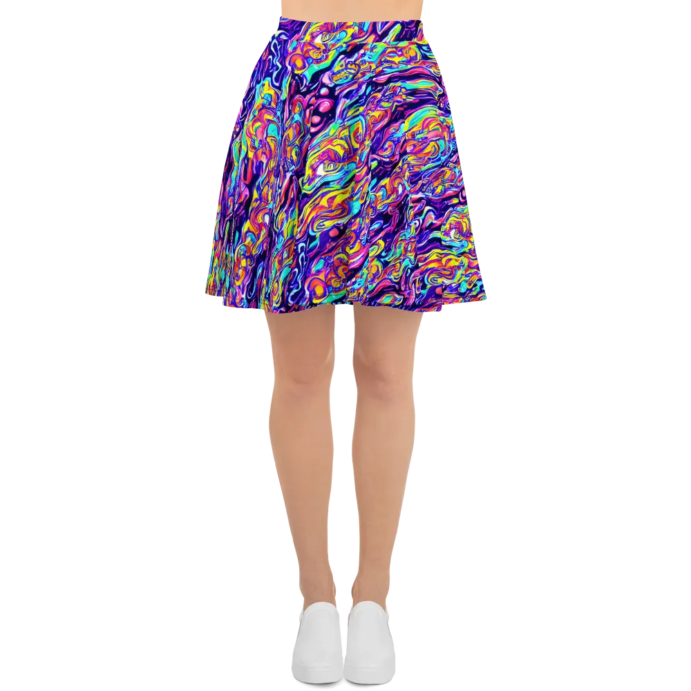 Luminous Melt on Skater Skirt — Front