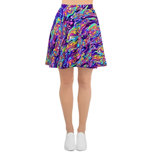 Luminous Melt on a Skater Skirt