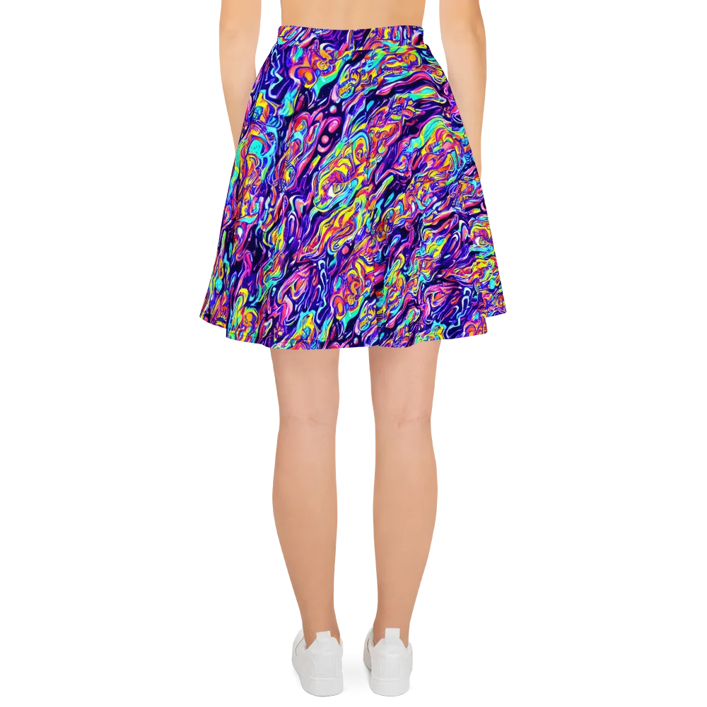 Luminous Melt on Skater Skirt — Back