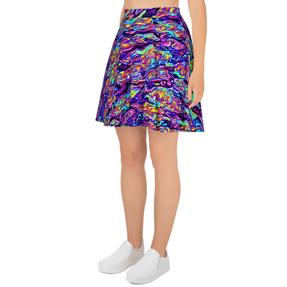 Luminous Melt on Skater Skirt — Left