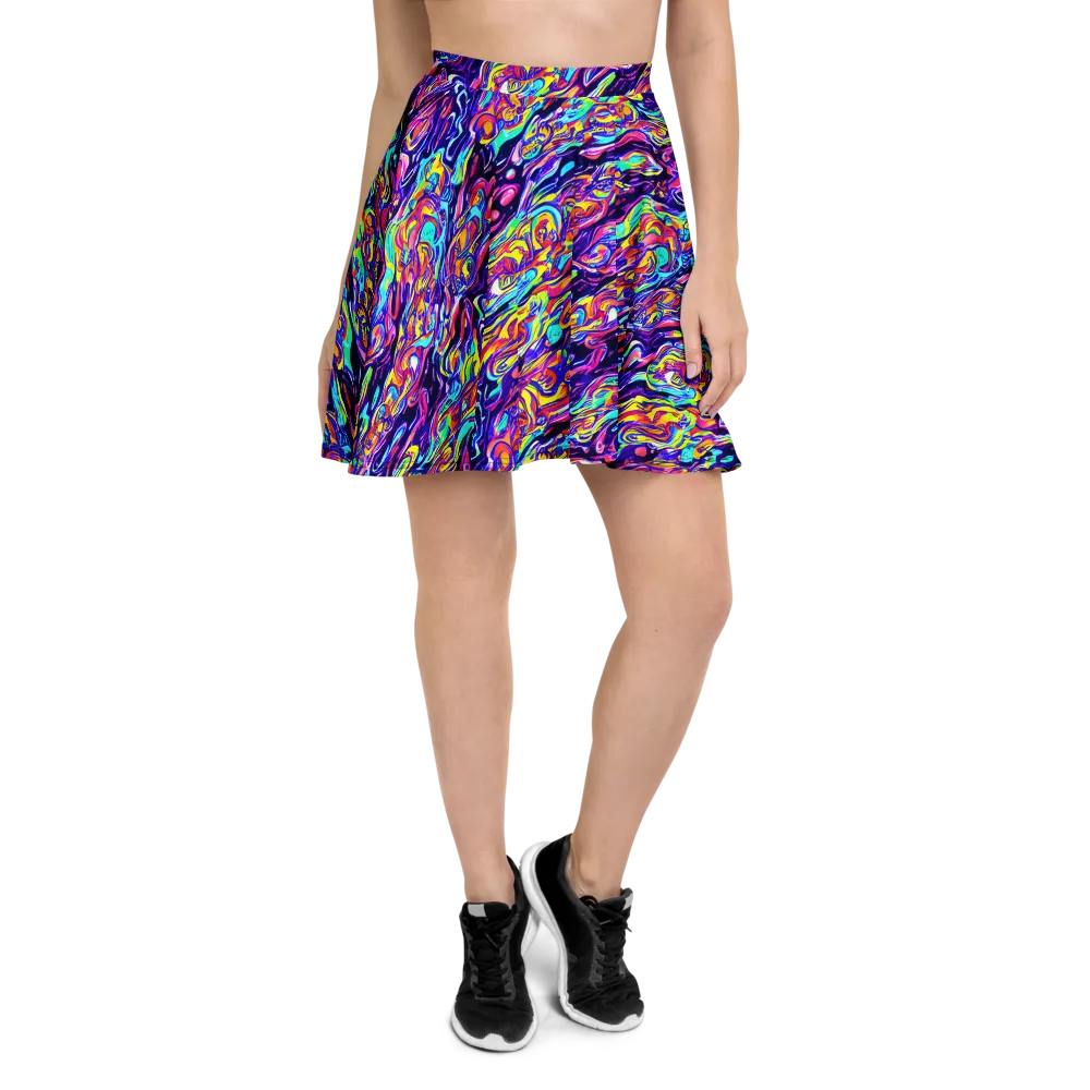 Luminous Melt on Skater Skirt — Front