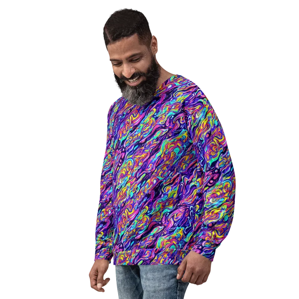 Luminous Melt on Sweatshirt — Left Front