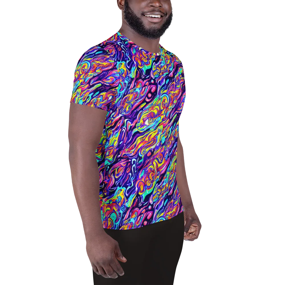 Luminous Melt on Men's Athletic T-Shirt — Right