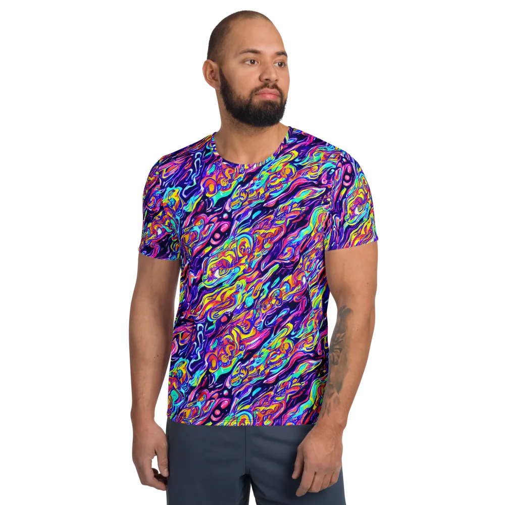 Luminous Melt on Men's Athletic T-Shirt — Front