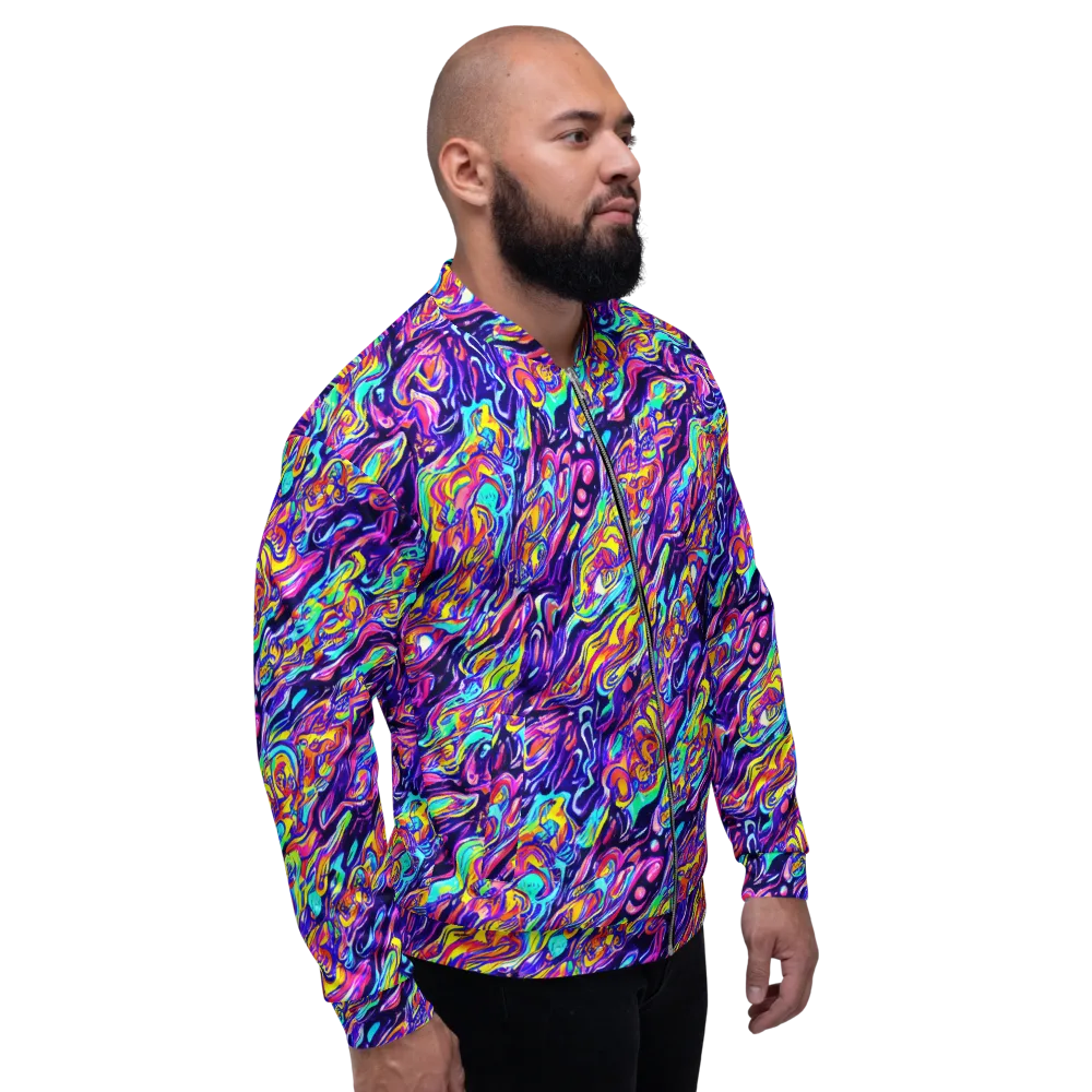 Luminous Melt on Bomber Jacket — Right