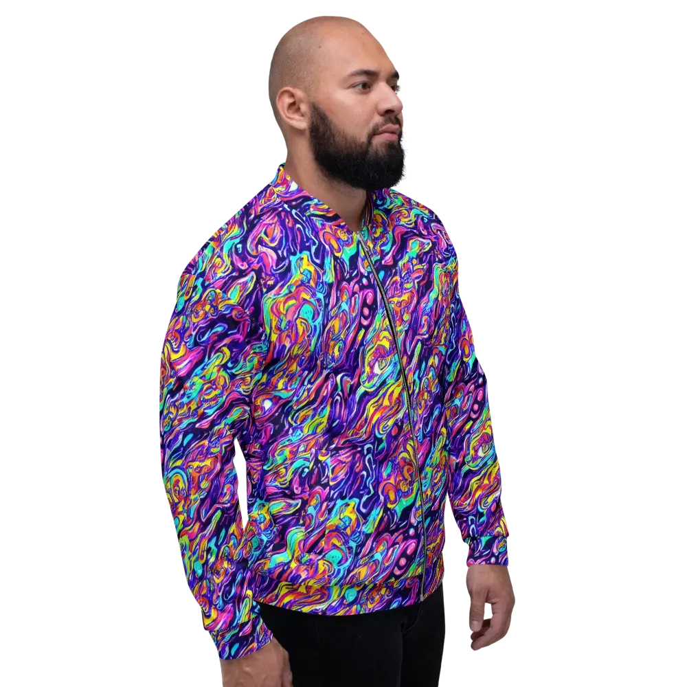 Luminous Melt on Bomber Jacket — Right